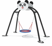 Ensemble de jeux d'extérieur en alliage pour enfants : toboggan et balançoire pour tout-petits, structure d'escalade pour enfants, balançoire de jardin