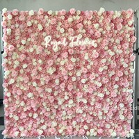 Flower Wall Backdrop 8ft X 8ft Wedding Ceiling Backdrop Decor Backdrop Stand for Decoration Event Decoration Supplies