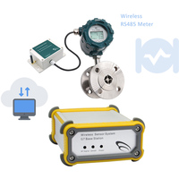 Sensor Aliran Air Nirkabel Cerdas IOT MODBUS RS485, Flow Meter Elektromagnetik Nirkabel