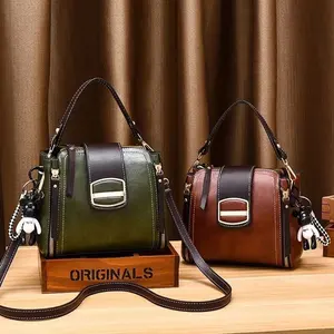 नई डिजाइन लक्जरी उच्च गुणवत्ता जिपर सिंगल स्ट्रिप पु चमड़ा महिला हैंडबैग क्रॉसबॉडी बैग कंधे बैग