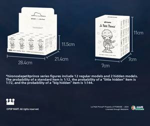 Figurine d'action en PVC Popmart authentique pour Hirono <span class=keywords><strong>Le</strong></span> <span class=keywords><strong>Petit</strong></span> Princes, jouets mignons et tendance personnalisés, boîte mystère, décoration - Product Image 5