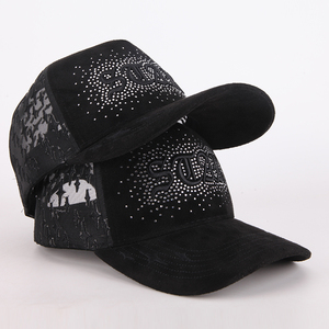 مخصص تصميم جديد أحجار الراين شعار 5 لوحة تنفس شبكة سائق الشاحنة قبعة في الهواء الطلق الرياضة البيسبول سائق الشاحنة قبعة - Product Image 1