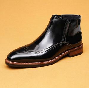 Mocasines Oxford de Cuero para Hombre, Cómodos, Antideslizantes, Transpirables, Ligeros, Casuales, para Oficina, Impermeables, con Diseño Floral - Product Image 2