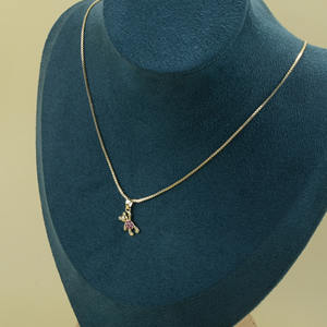 Collier de perles en cristal de dessin animé d'animal, ours en peluche, charme coloré, bijoux de style bohème, pendentif mignon pour filles et garçons, femmes - Product Image 6