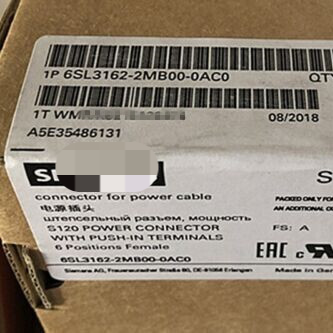 6sl3162-2mb00-wbr0ac0 New Sinamics S120 Power Connector New Original Ready Stock Industrial Automation Pac Dedicated Plc
