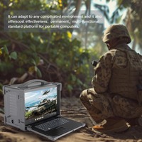 17,3 pulgadas LCD 1920*1080 computadora portátil industrial hacia abajo Intel H81 Express Chipset portátil resistente compatible con computadora portátil