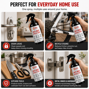 QUAN HONG - Lubricante en Aerosol Antioxidante de 100 ml para Uso Doméstico, Aceite Multiusos para el Mantenimiento de Bisagras de Puertas, Cerraduras y Cajones - Product Image 3