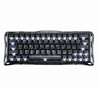 Teclado para Juegos con Cable V60 Pro Edición Especial Cyber Frost Black, Diseño 60%, Interruptores Magnéticos de Efecto Hall UFO