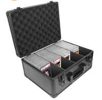 C P-A-M-P Boîte de présentation pour pièces de monnaie d'or de collection, Étui de transport pour cartes sportives gradées et cartes en slab, avec emplacement pour cartes