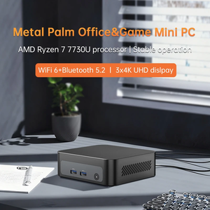 Mini PC de jeu Topton Metal Palm AMD Ryzen 7 7730U 5825U <span class=keywords><strong>5800U</strong></span> R5 7530U <span class=keywords><strong>5600U</strong></span> Nuc Mini Ordinateur NVMe DDR4 Bureau WiFi6 BT5.2 - Product Image 2