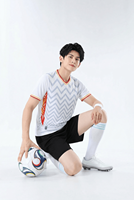 Seragam Latihan Sepak Bola Anak Muda Custom Print, Bahan Bernapas, Cepat Kering, Lengan Pendek untuk Musim Panas, Perkemahan Latihan Sepak Bola Junior
