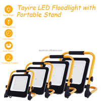 Projecteur LED portable 50W 100W 150W 200W pour extérieur, garage, sécurité, construction, IP66 étanche, éclairage de travail sur pied