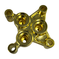 Tête de cylindre en laiton sur mesure OEM pour pompe de nettoyeur haute pression, pièces en laiton usinées CNC