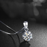Collares con Colgante de Moda a Bajo Precio, Finos, Sencillos y Populares, con Cadena de Cristal, Collares Modernos