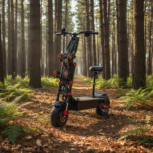 <b>72V</b> 10000W Scooter 15000W Dual Motor 72V50AH Removable <b>Battery</b> 14-Inch Tire Scooter with Seat - Product Image 4