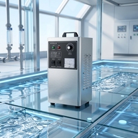 Générateur d'ozone portable en acier inoxydable 3g/h, stérilisateur pour la purification de l'eau, pour la maison, machine à laver les fruits et légumes
