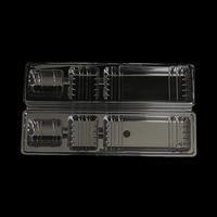 Conteneur d'emballage de Protection de transport de fleurs transparentes Rectangle à clapet de haute qualité pour plantes