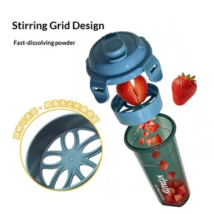Garrafa Esportiva de Novo Estilo para Shake de Proteína, Substituto de Refeição, Milkshake, Liquidificador Portátil para Fitness e Exercícios, Resistente a Quedas - Product Image 2