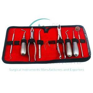 Offre Spéciale – Kit d'instruments chirurgicaux manuels en acier inoxydable pour chirurgie buccale dentaire – Instruments à main pour hygiénistes – Équipement dentaire - Product Image 5