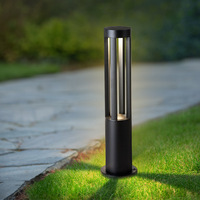 Lampe LED d'extérieur pour pelouse, étanche IP65, en aluminium, lumière chaude 3000K, angle de faisceau 270°, AC 220V, lampe de jardin
