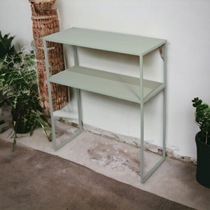 Estante moderno de mesa auxiliar de metal de 2 capas para el hogar y la cocina Uso personalizado y multiusos para la decoración del hogar - Product Image 6