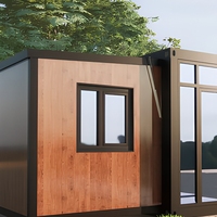 Casa Contenedor de Acero Corten, Almacén Prefabricado, Edificio de Almacenamiento de Estilo Industrial, Color Personalizado