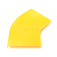 FCST-CR120-ELB45-CVR Kuning 120mm Penutup Siku Horizontal Saluran Optik Plastik