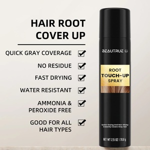 Tóc gốc Bìa up phun tạm thời màu kem che khuyết điểm nhanh chóng khô màu xám cảm ứng lên Trọng lượng nhẹ công thức tự nhiên cái nhìn dễ dàng sử dụng - Product Image 2
