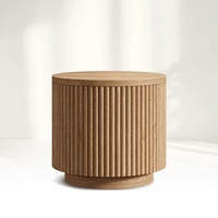 Table d'appoint ronde en bois R