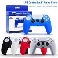 Étui de protection en silicone léger et fin pour manette avec grande ouverture de chargement, étanche et antichoc