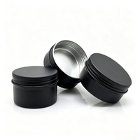 Boîtes en aluminium avec couvercles, contenants métalliques de qualité alimentaire, pots en aluminium pour biscuits, thé, café, bougies, 250 ml, 250 g, 8 oz