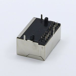 Nữ <span class=keywords><strong>RJ45</strong></span> che chắn mạ vàng 10-Core Modular cắm đa cổng mặt bích núi Ethernet nối cho internet chất lượng cao jack - Product Image 2