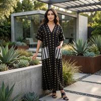 Robe imprimée ample à pois, style européen et américain, tendance, pour femme, grande taille, nouvelle collection été 2026