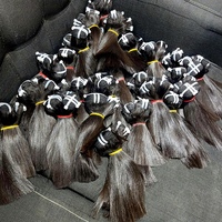 Venta al por mayor china: Extensiones de cabello humano virgen 100% con cutícula alineada, liso extremo SDD, 12A 15A, cabello crudo vietnamita, paquetes de cabello para proveedores.