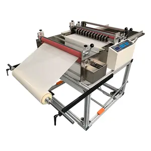 Máquina cortadora de tela no tejida personalizada, rollo de papel, equipo de corte vertical y horizontal, fabricante