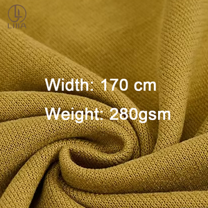 Tissu tricoté en mélange <span class=keywords><strong>de</strong></span> <span class=keywords><strong>laine</strong></span> Lijia 280GSM, jersey côtelé épais en acrylique, Lyocell et Spandex EcoCosy pour pulls d'hiver et vêtements <span class=keywords><strong>de</strong></span> détente - Product Image 2