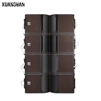 Sistem Speaker Line Array Dual 8 Inch LA 208 + SB18 dengan Subwoofer 18 Inch Sistem Audio PA Profesional