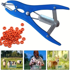 Suinetti di rimozione della coda di pecora Burdizzo anelli di castrazione pinze di espansione di plastica blu senza sangue pinze di espansione - Product Image 2