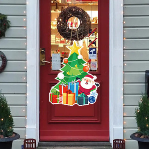 Adorno Navideño Colgante para Puerta, Impresión Digital, Decoración Festiva para Fiestas de Navidad - Product Image 1