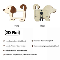 Cadre photo en bois personnalisé créatif en forme de chien ou de chat, design adorable et mignon pour animaux de compagnie, ornement photo de bureau pour la décoration de la maison