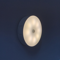 Lampu Sensor Gerakan Pir Dalam Ruangan Keamanan Nirkabel LED Lampu Kabinet Lampu Malam dengan Sensor
