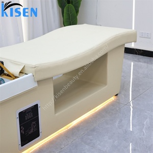 Kisen Fashion Design Table de massage haut de gamme pour salon, avec fonction lit de shampoing et spa capillaire, raccordable à la plomberie, prix de gros - Product Image 3