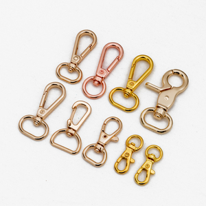 Carabinas Swivel Lobster Clasp <span class=keywords><strong>Snap</strong></span> Gancho Chaveiro Anel Hardware Alloy Bag Buckle Handbag Bag Acessórios - Product Image 2