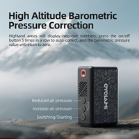 Pompe à air électrique haute pression 130 PSI personnalisée avec manomètre, légère et portable pour vélos de montagne/route