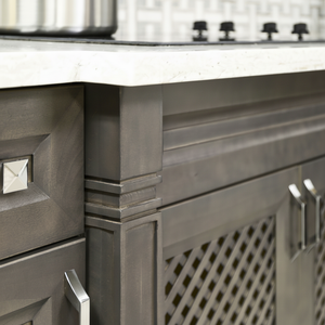 Armoire commerciale américaine en bois de haute qualité Armoires de cuisine de style shaker de différentes couleurs du Vietnam - Product Image 1