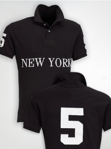 <span class=keywords><strong>Polo</strong></span> pour <span class=keywords><strong>homme</strong></span> <span class=keywords><strong>Lauren</strong></span>, marque urbaine décontractée, 100% Coton, brodé, motif uni, en tissu tricoté respirant, Chicago City <span class=keywords><strong>Polo</strong></span> - Product Image 3