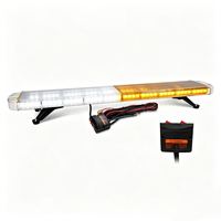 Barre lumineuse longue de 47 pouces à 88 LED, état neuf, lumière d'avertissement clignotante rouge, bleue, blanche et ambre pour voiture, camion, lumière de toit