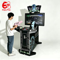 Machine de tir d'arcade 2 joueurs HD, borne de jeu de combat à armes à feu, commerciale à monnayeur pour parc d'attractions, vente en gros, personnalisable