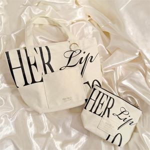 Grand sac fourre-tout en toile avec fermeture éclair, sac à main de longueur de main, sac d'épicerie personnalisé réutilisable avec logo imprimé pour le transport - Product Image 5