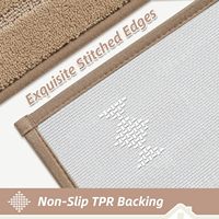 2 tapis de cuisine modernes en PVC tissé, rembourrés, antidérapants, lavables, absorbants et doux pour le sol